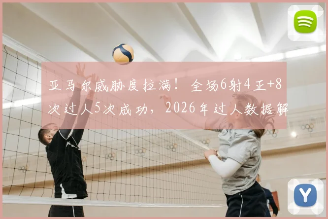 亚马尔威胁度拉满!全场6射4正+8次过人5次成功,2026年过人数据解析与集锦